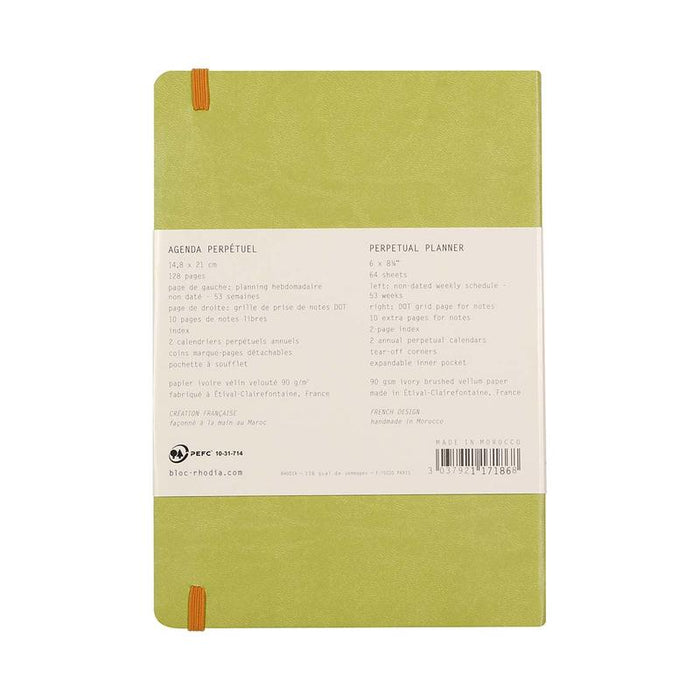 Rhodia Perpetual Diary A5 Anise Green C117186C_7