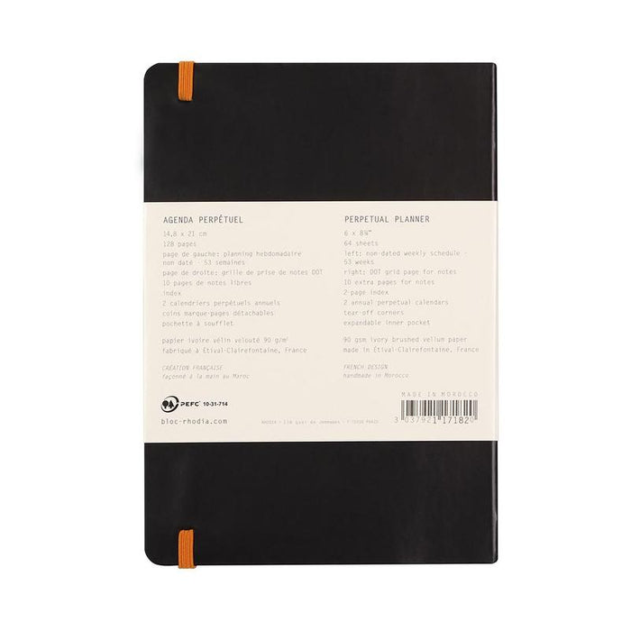 Rhodia Perpetual Diary A5 Black C117182C_7