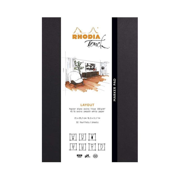 Rhodia Touch Marker Pad A4+ Blank C116101C_1