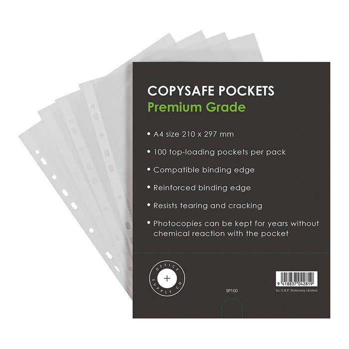 OSC Premium Copysafe Pockets Bx100