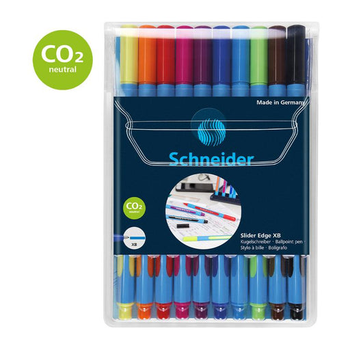 Schneider Ballpoint Pen Slider Edge XB Assorted Wallet 10 pieces S152290_1