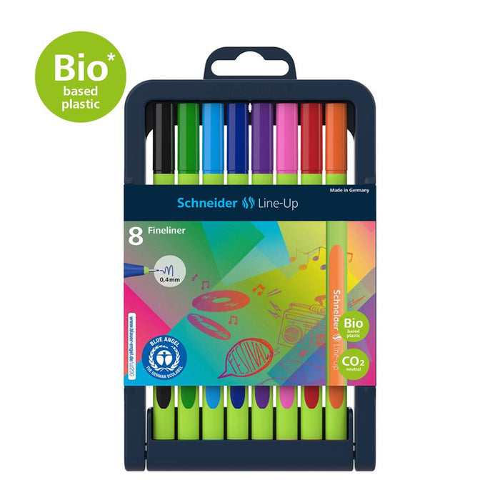 Schneider Fineliner 0.4mm Assorted Pens, 8-Piece Set S191098_1