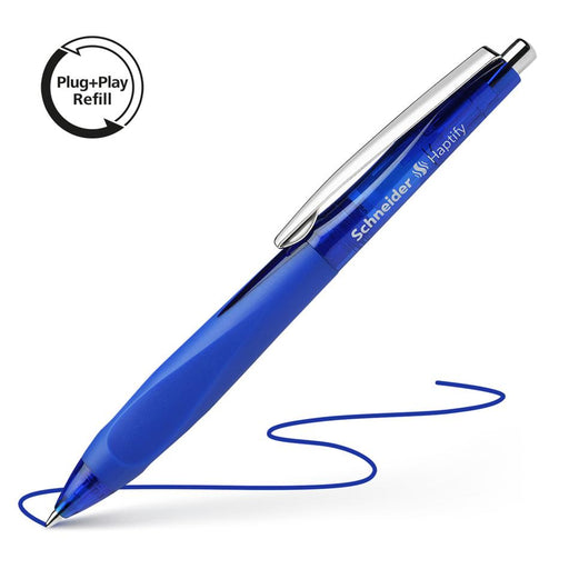 Schneider Haptify Medium Blue Ballpoint Pen Blue Barrel S135303_1