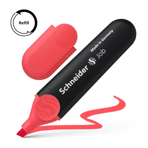 Schneider Job Red Highlighter Chisel Tip 1+5mm S1502_1