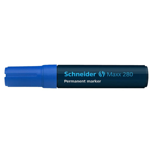 Schneider Maxx 280 Blue Permanent Marker Chisel Tip 4-12mm_1