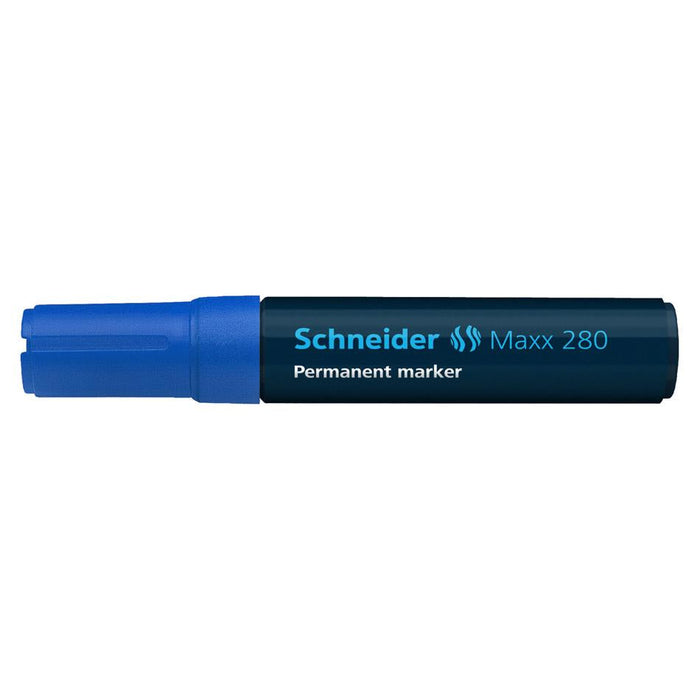 Schneider Maxx 280 Blue Permanent Marker Chisel Tip 4-12mm_1