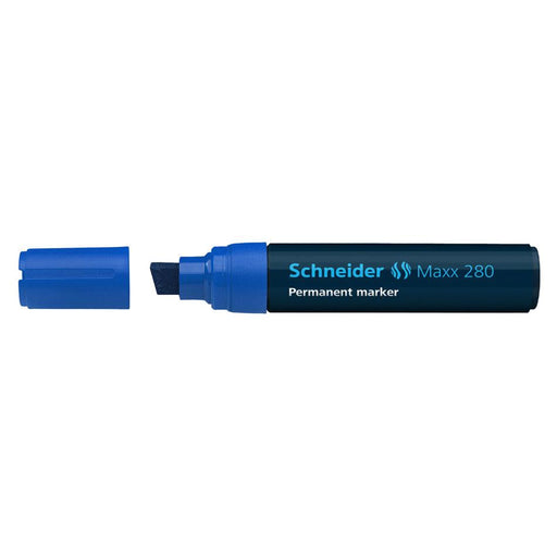 Schneider Maxx 280 Blue Permanent Marker Chisel Tip 4-12mm_2