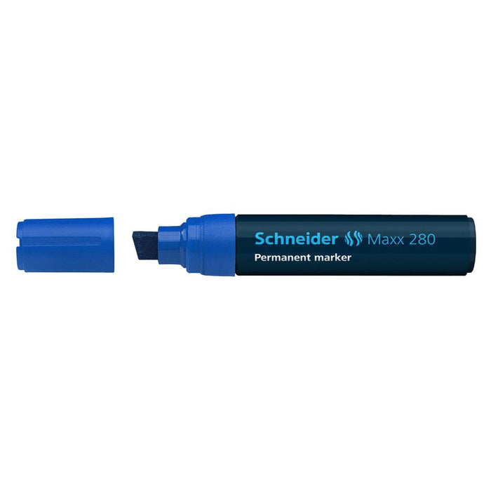 Schneider Maxx 280 Blue Permanent Marker Chisel Tip 4-12mm_2