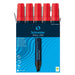 Schneider Maxx 280 Red Permanent Marker, Chisel Tip, 4-12mm_5