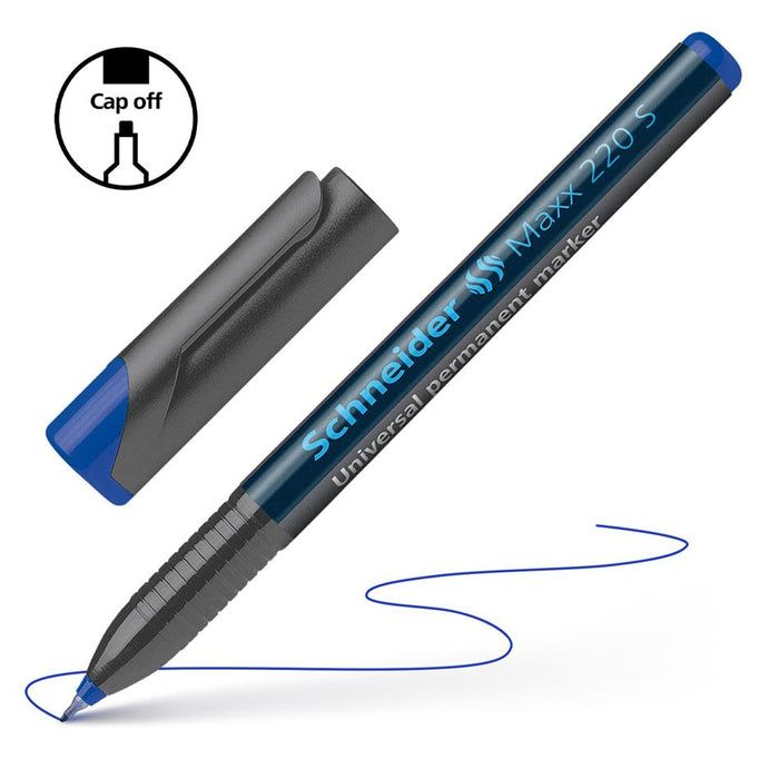 Schneider Maxx Superfine Blue Permanent Marker 0.4mm S112403_1
