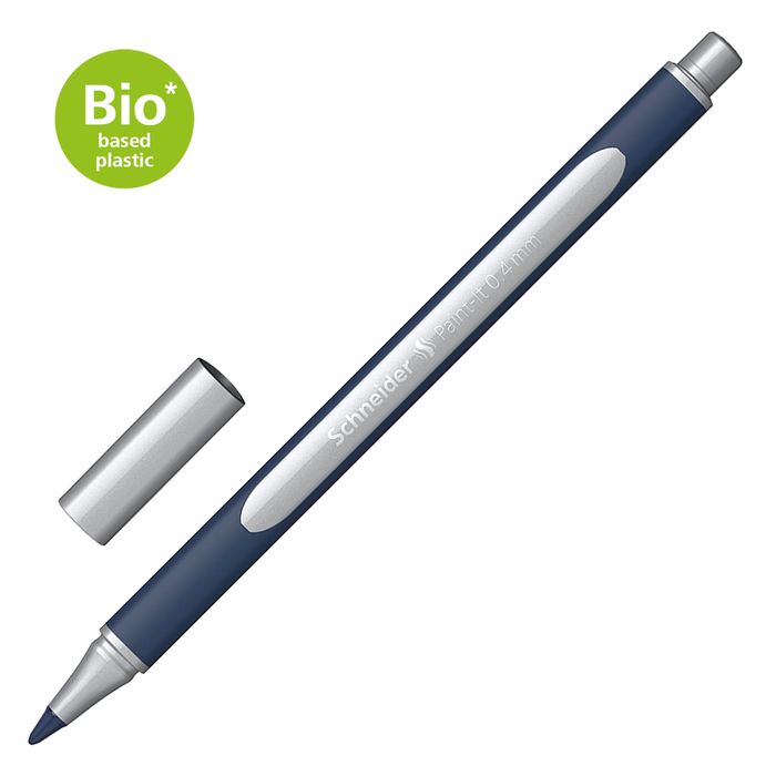 Schneider Metallic Rollerball Pen 0.4mm Silver SML05001007_1