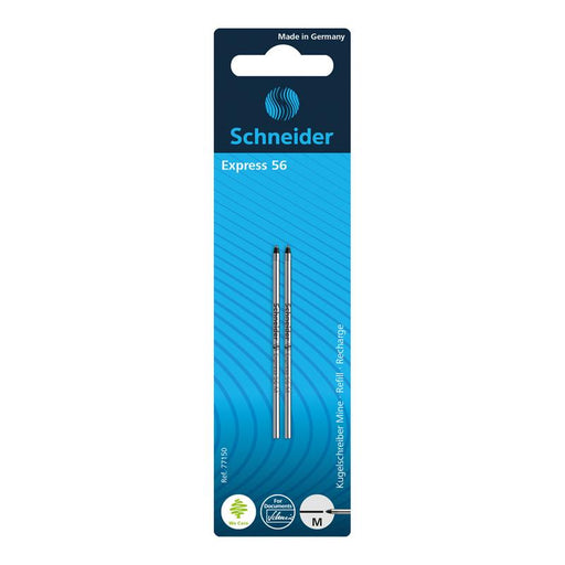 Schneider Pen Refill Ballpoint 56 Medium Black 2 pieces S77150_2