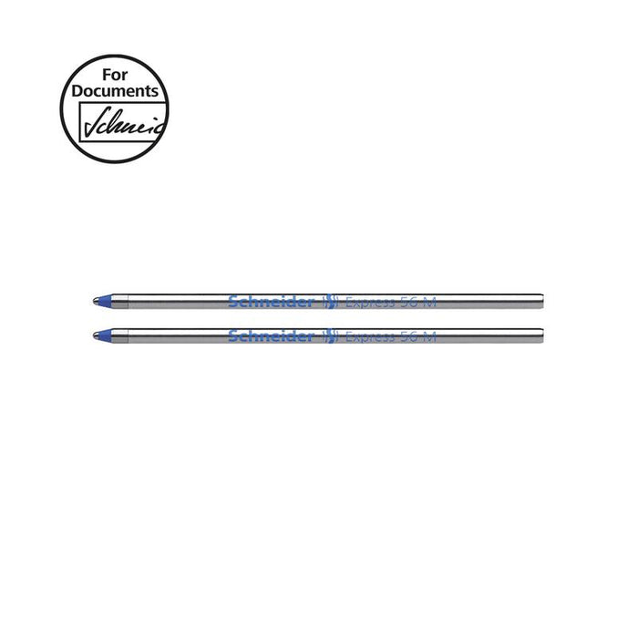 Schneider Pen Refill Ballpoint 56 Medium Blue 2 pieces S77152_1