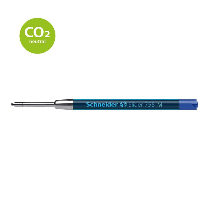 Schneider Pen Refill Ballpoint 755 Medium Blue 1 piece (Fits Parker) S77171_1