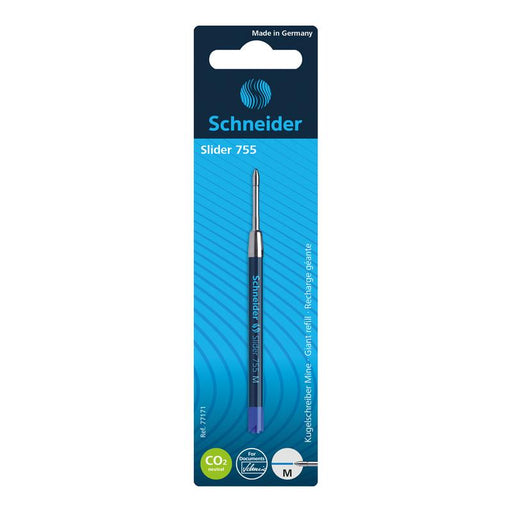 Schneider Pen Refill Ballpoint 755 Medium Blue 1 piece (Fits Parker) S77171_2