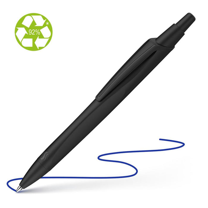 Schneider Reco Ballpoint Pen Medium Blue Ink Black S131810_1