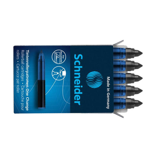 Schneider Rollerball Refill Cartridge One Change Box 5 Pieces Black S185401_2