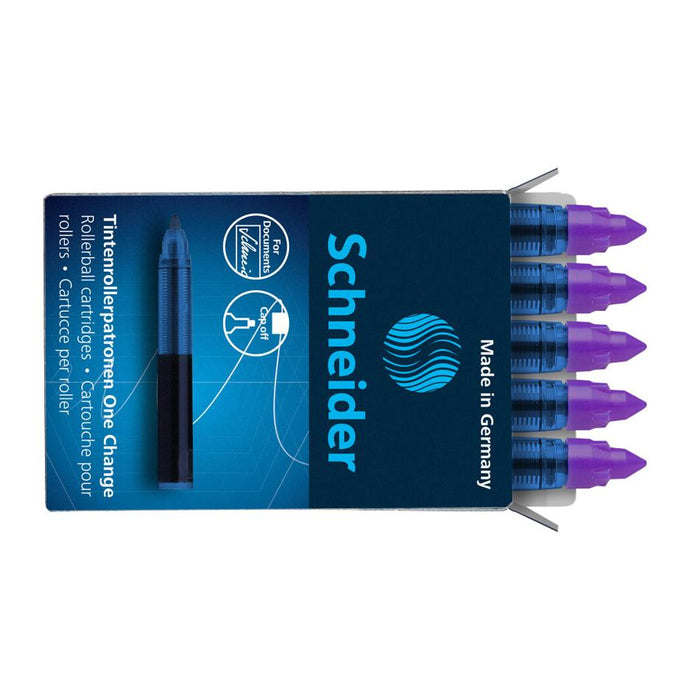 Schneider Rollerball Refill Cartridges 5-Pack Violet S185408_1