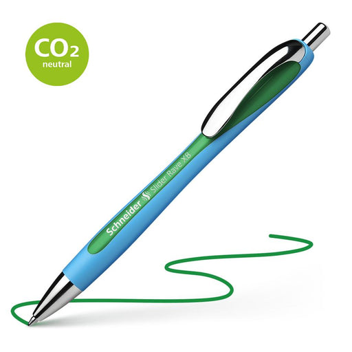 Schneider Slider Rave Extra Broad Green Ballpoint Pen S132504_1