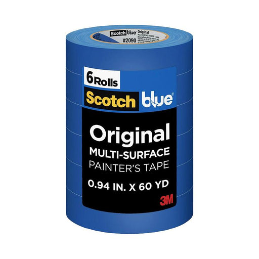 ScotchBlue Painter's Tape 2090-24P6 Original 24mm x 55m, Pack of 6 11057_1