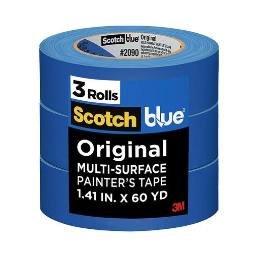 ScotchBlue Painter's Tape 2090-36AP3 36mm x 55m, Pack of 3 11051_1