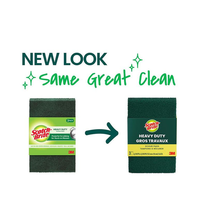 Scotch-Brite Heavy Duty Scouring Pad, Pack of 3 11325_2