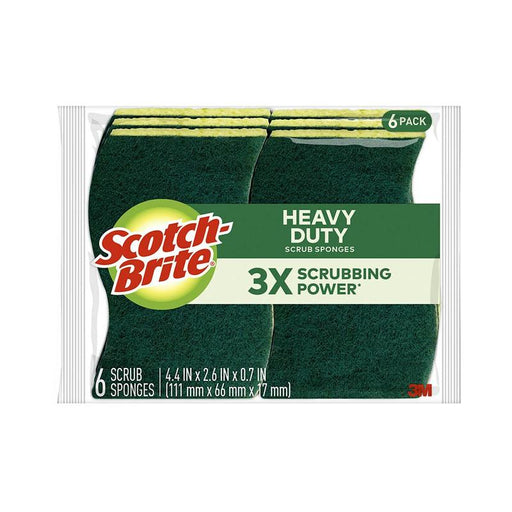 Scotch-Brite Heavy Duty Scrub Sponge 426, Pack of 6 11294_1