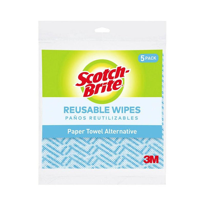 Scotch-Brite Reusable Wipes, Pack of 5 11193_1