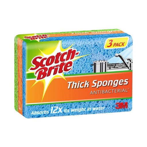 Scotch-Brite Thick Sponges, Pack of 3 11195_1