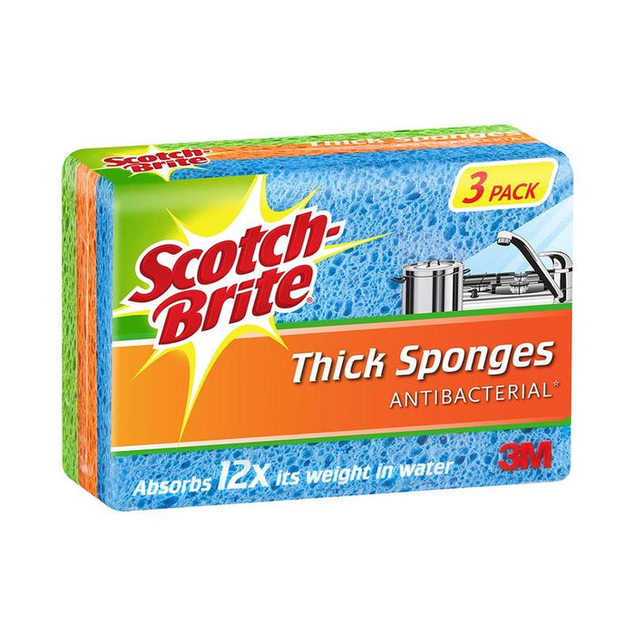 Scotch-Brite Thick Sponges, Pack of 3 11195_1