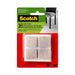 Scotch Felt Pads SP844 2.54cm Square Beige, Pack of 16 11258_1