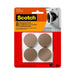 Scotch Gripping Pads 3.8cm Round Brown, Pack of 8 11261_1