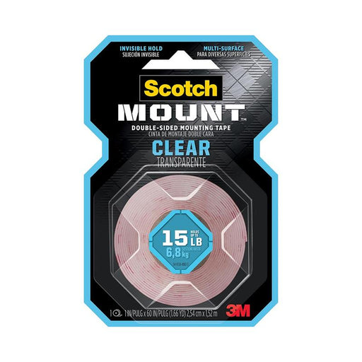 Scotch Mounting Tape 410H-DC Clear 25mm x 1.5m 11268_1