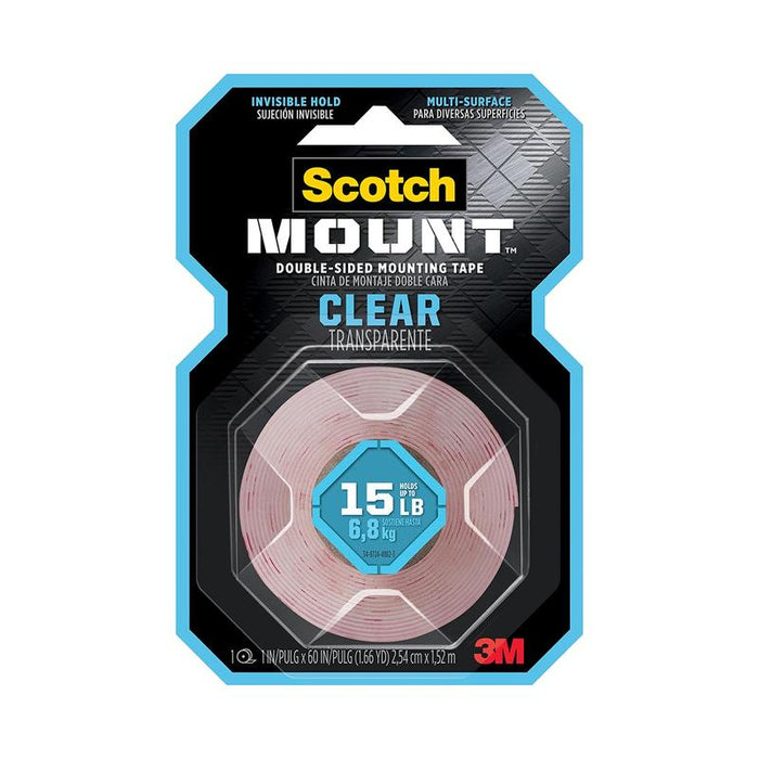 Scotch Mounting Tape 410H-DC Clear 25mm x 1.5m 11268_1