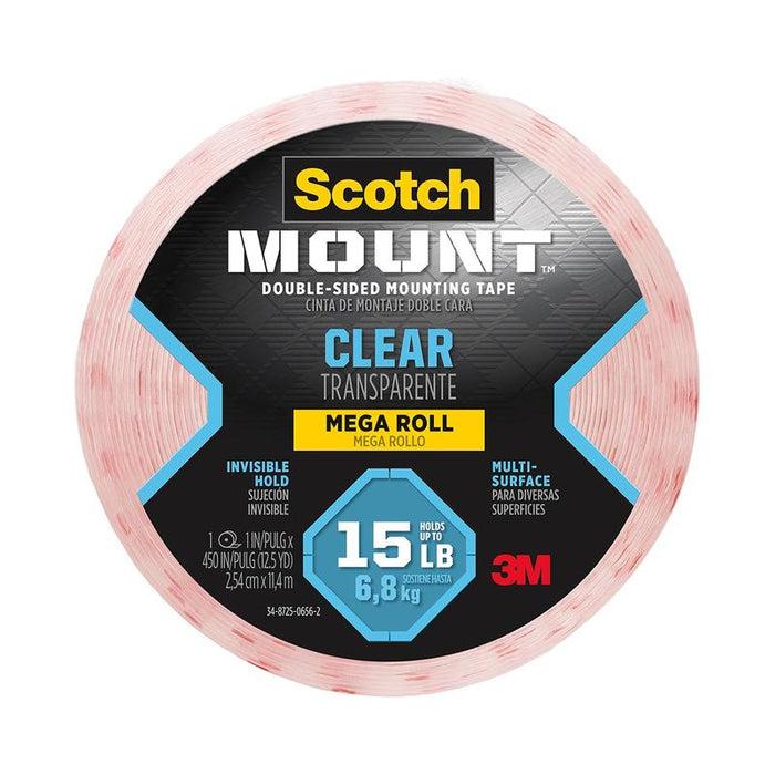 Scotch Mounting Tape 410H-LNG Clear 25mmx11.4m 10716_1