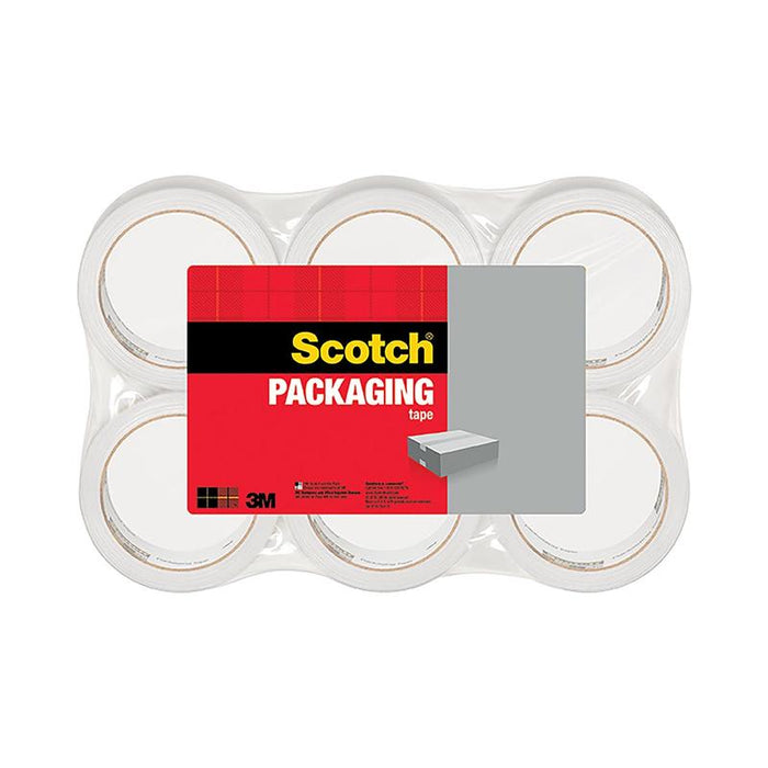 Scotch Packaging Tape 3350-OPP Clear 48mm x 75m, Pack of 6 11389_1