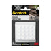 Scotch Square Bumpers SP954-NA 12.7mmx12.7mm, Pack of 20 10675_1
