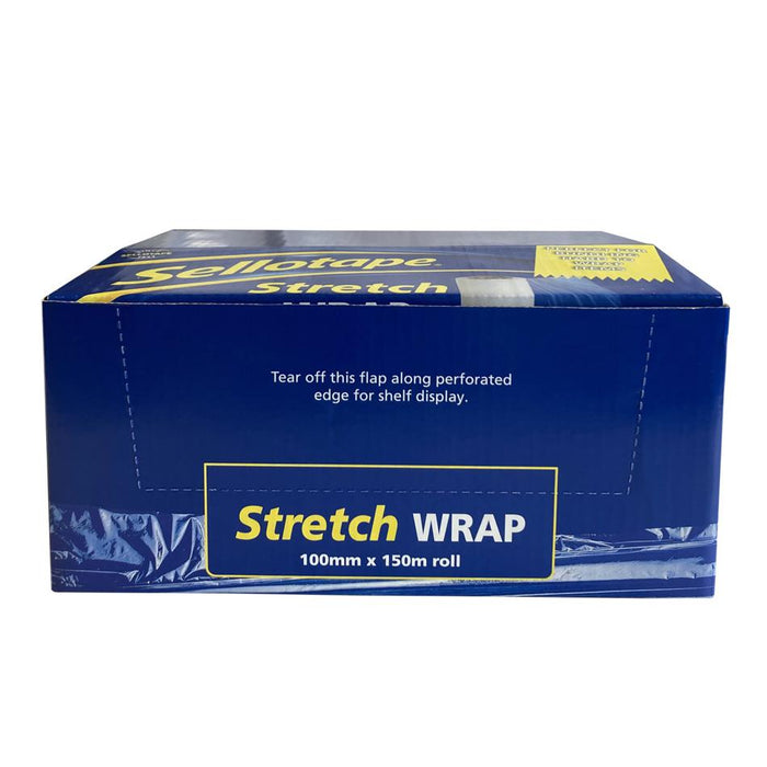 Sellotape Stretch Wrap Refill 100mm x 150m 20mu 907080_2