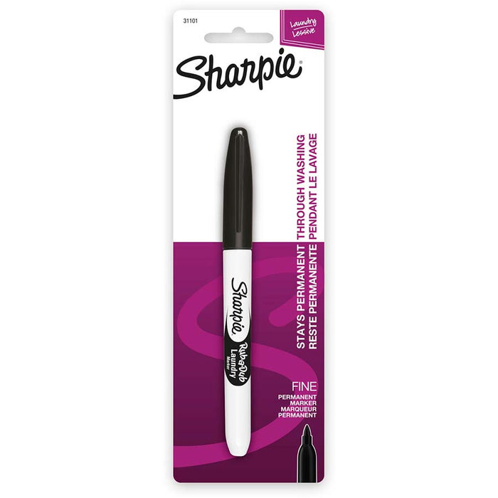 Sharpie Permanent Laundry Marker Rub A Dub Black