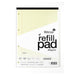 Silvine A4 Tinted Refill Pad 100 Pages 8mm Lined Cream_1