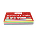 Silvine Record Cards 6x4 Ruled Assorted Colours 564AC_5