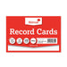 Silvine Record Cards 6x4 Ruled White 564W_1