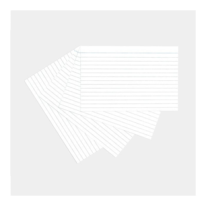 Silvine Record Cards 6x4 Ruled White 564W_3