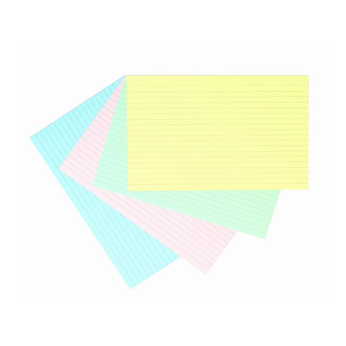 Silvine Record Cards 8x5 Ruled Assorted Colours 585AC_3