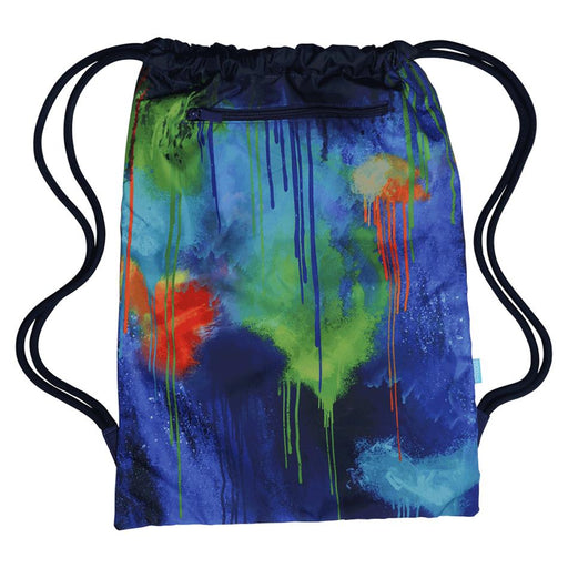 Spencil Colour Drip Drawstring Sports Bag - Water-Resistant_1