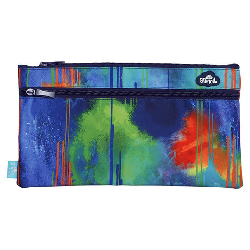 Spencil Colour Drip Pencil Case 340x170mm with 2 Compartments_1