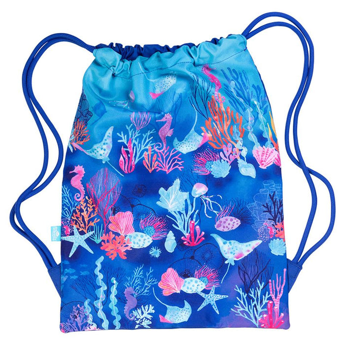 Spencil Coral Garden Drawstring Sports Bag for Kids_1