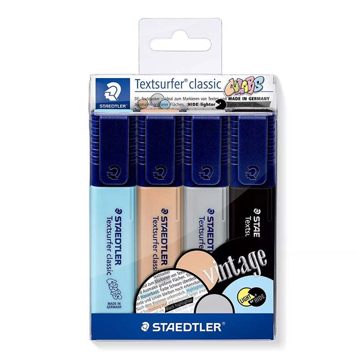 Steadtler Textsurfer Vintage Highlighter 4 Pack