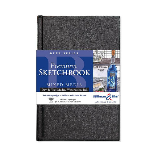 Stillman & Birn S&B Beta Sketchbook Hardbound White 270g 14x21.6cm 26sh C300580SBC_1