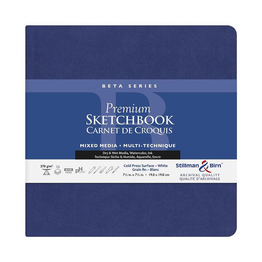 Stillman & Birn S&B Beta Sketchbook Softcover White 270g 19x19cm 26sh C301750SSBC_1